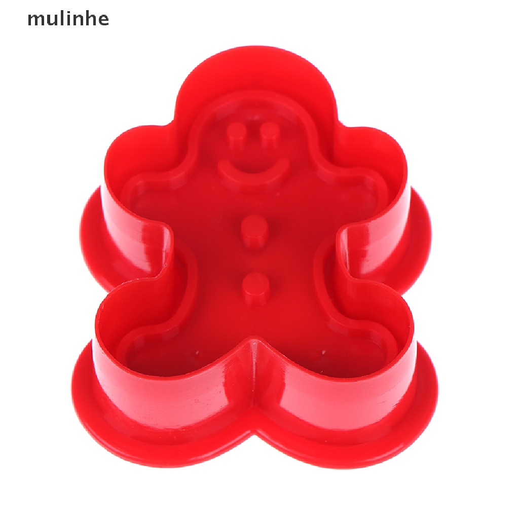 Mulinhe set 4 Khuôn Cắt Bánh Quy Hình Giáng Sinh 3d diy vn
