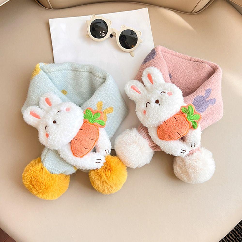 Khăn Choàng Cổ Dày Chống Gió Hình Thỏ Dễ Thương MIHAN1 Cho Bé