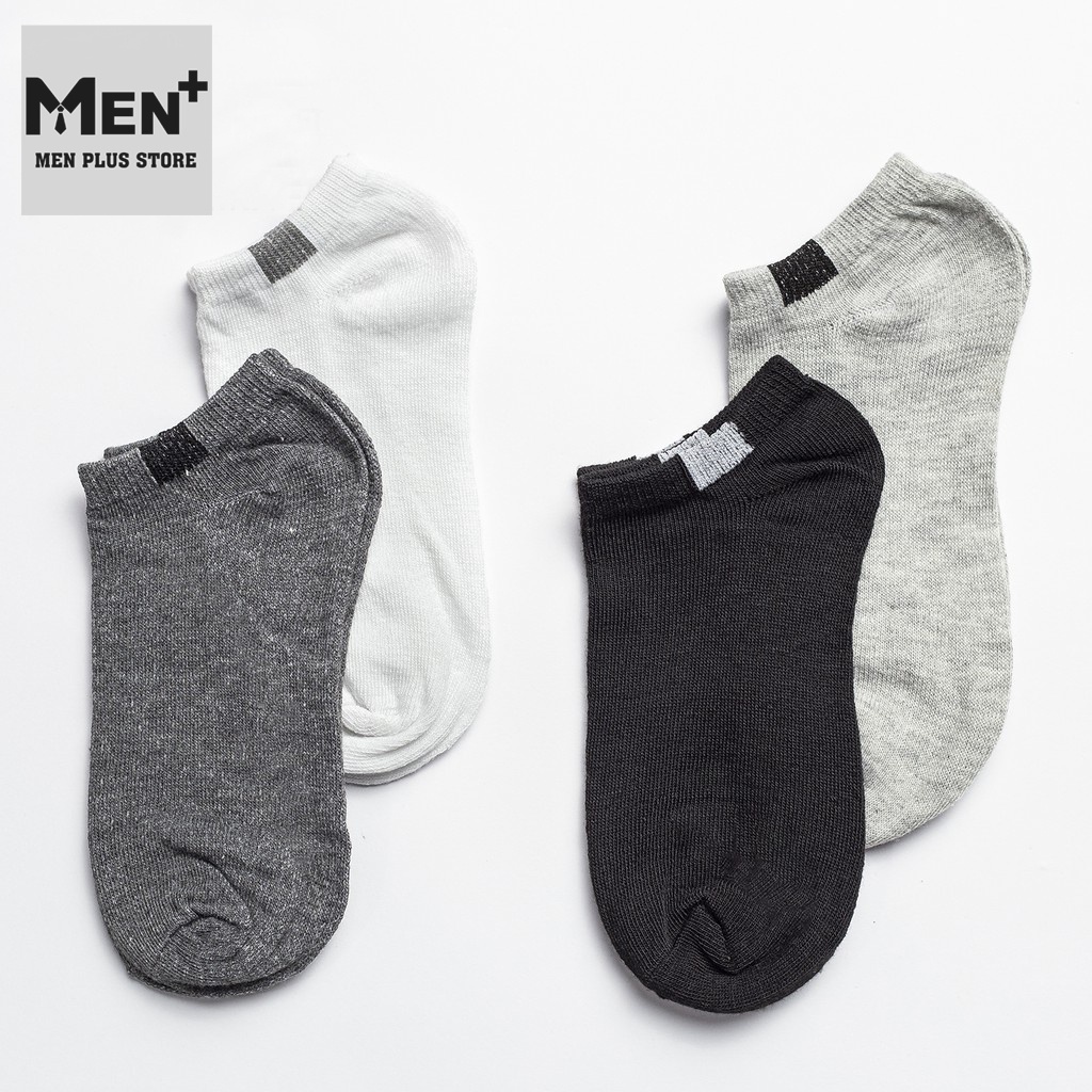 Set 10 đôi Tất thể thao cổ ngắn unisex nam nữ chất liệu cotton sợi tre khử mùi chống hôi chân
