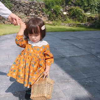 Váy hoa lá babydoll