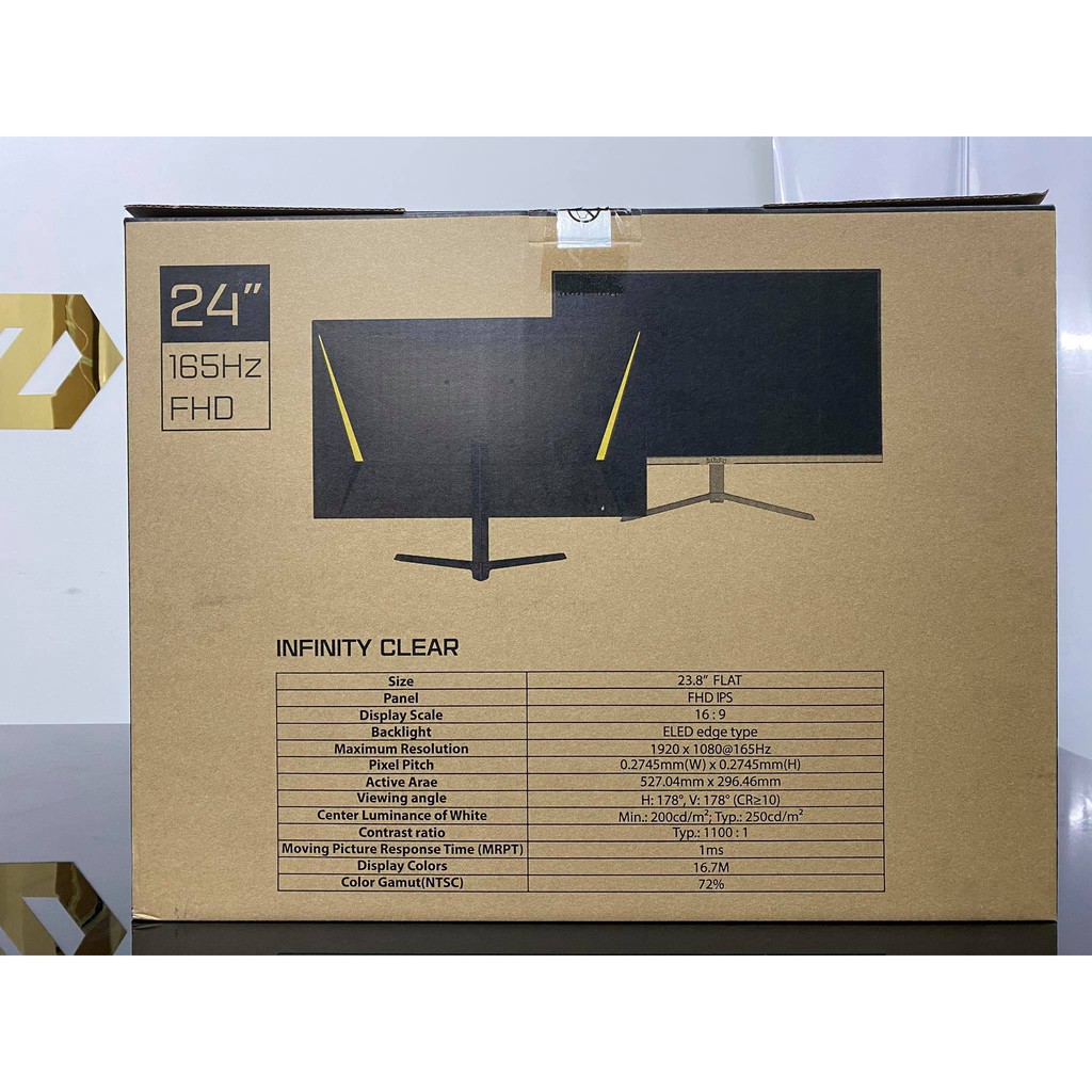 Màn hình Infinity Clear 24 inch FHD IPS 165Hz Gaming mornitor | BigBuy360 - bigbuy360.vn