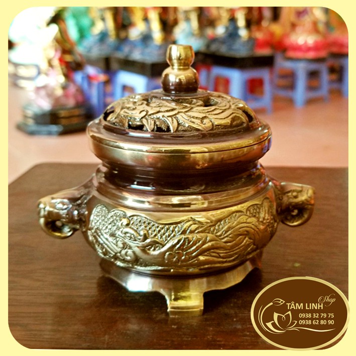 Lư Xông Trầm Hương _Bằng Đồng
