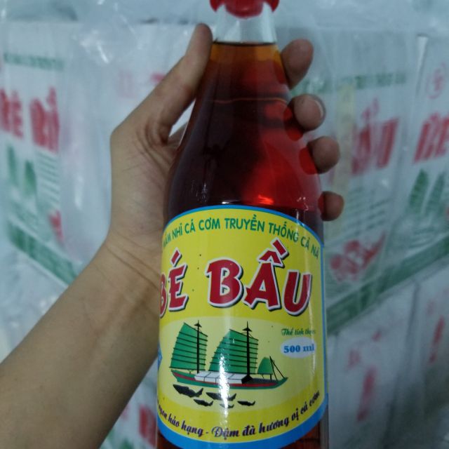 Nước mắm Bé Bầu 500ml nhỉ đặc biệt (Thùng 6 chai)