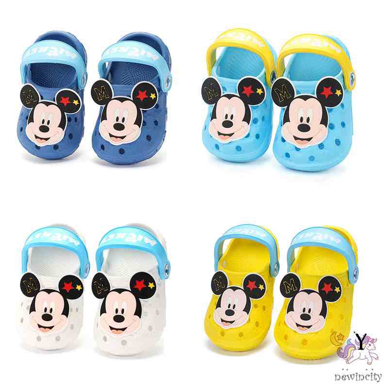 Dép Quai Ngang Hình Chuột Mickey Cho Bé