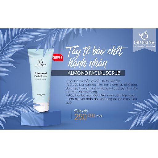Tẩy Tế Bào Chết Hạnh Nhân Alomond Facial Scrub Orenya