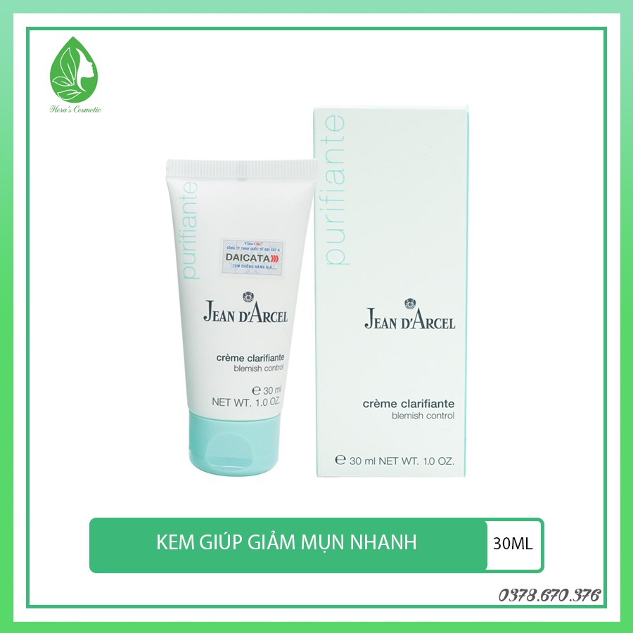 [CHÍNH HÃNG] Kem làm giảm mụn nhanh Jean D'arcel_Blemish Control 30ml