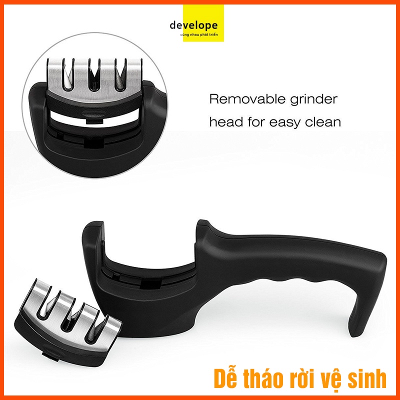 Dụng Cụ Mài Dao Kéo 3 Khe 3 Rảnh Tiện Dụng
