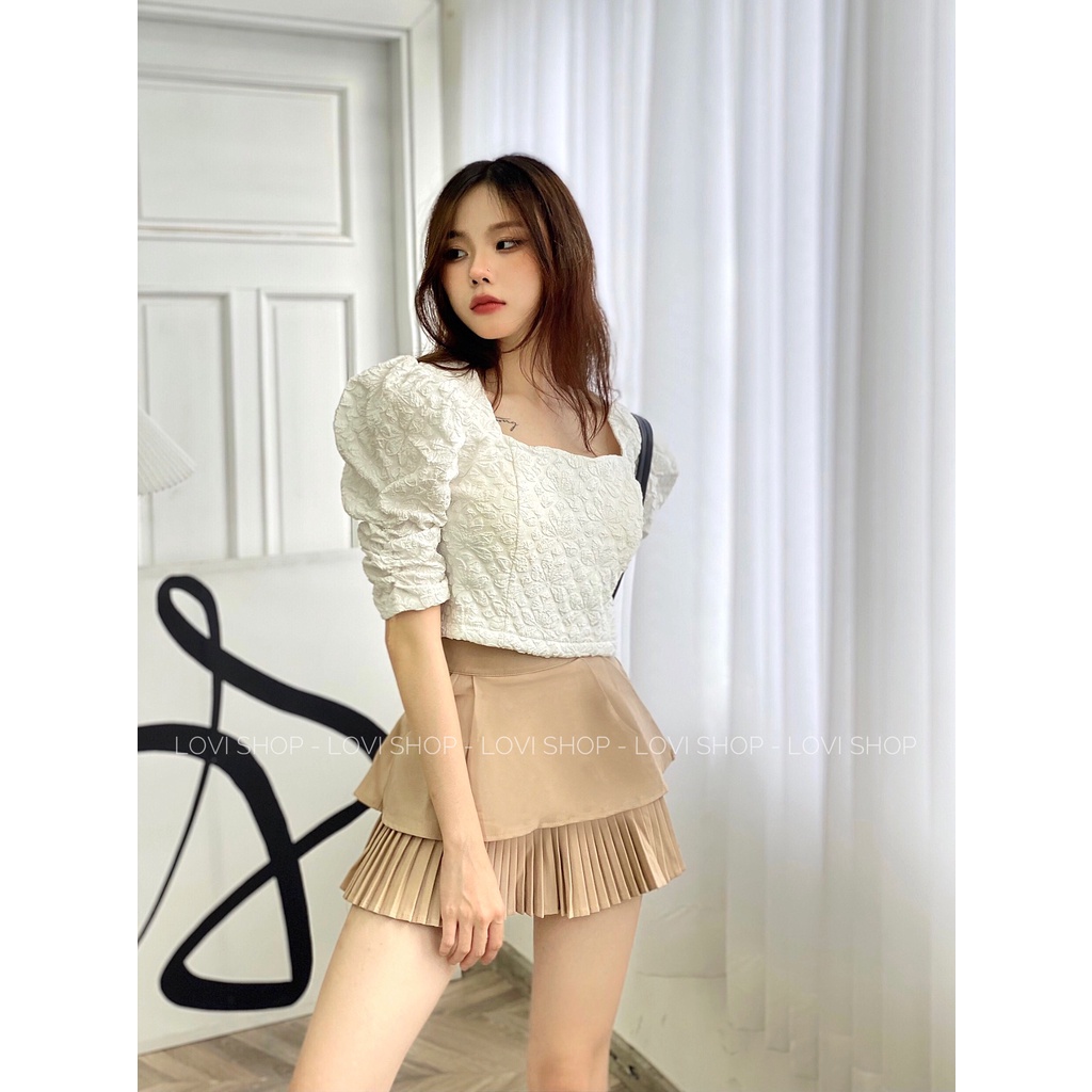 Áo xốp cổ U Lovi