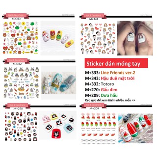 Sticker dán móng tay - Nail Sticker