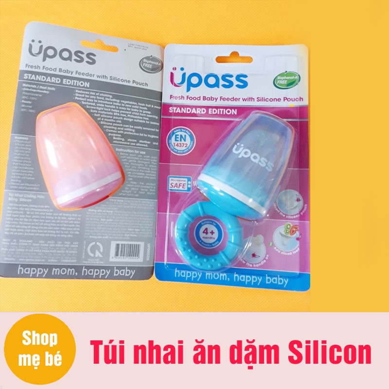 Túi nhai ăn dặm silicon Upass cho bé