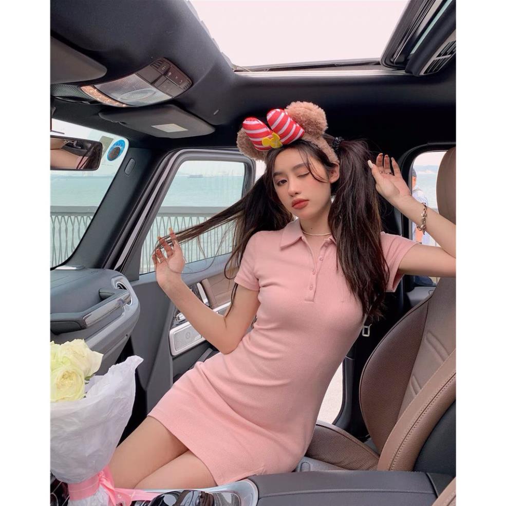 HÀNG LOẠI 1. 💃 Đầm Nữ Polo Chất Cotton Dáng Body Tay Ngắn. H.ANNN. Váy Polo Body Cotton 3 Màu | BigBuy360 - bigbuy360.vn