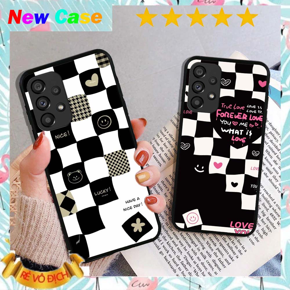 Ốp lưng Samsung A13 / A23 / A33 / A53 / A73 5G in hình caro good love cao cấp