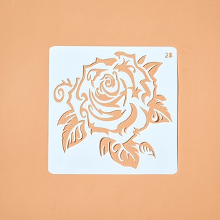 Ready stock Drawing Painting Stencils Hollow Out Design PP Templates Reusable for Children Students DIY Craft Scrapbooking Journal Photo Album Paper Card Decor