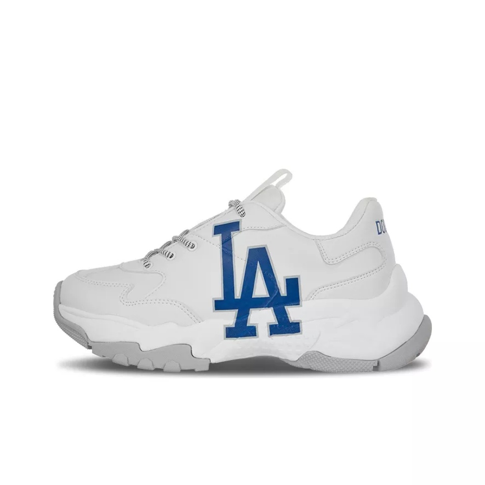 Giày Thể Thao MLB LA,NY Nam Nữ, Giày Sneaker Dodgers Đế Độn Tăng Chiều Cao Siêu Hot Siêu Xinh Full Size