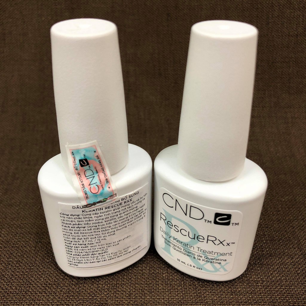 Dưỡng Móng CND RescueRxx 15ml, Dầu dưỡng móng bổ sung Keratin
