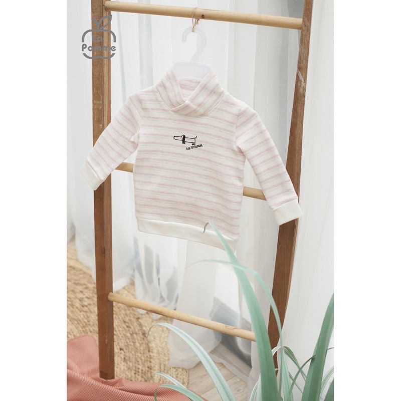 La Pomme Áo dài tay cổ vát chéo TL027 sale 89k WD2020