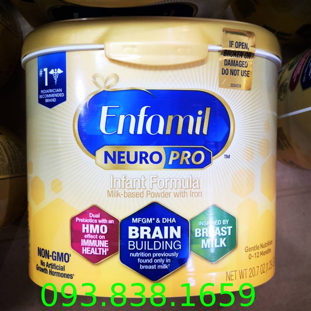 [Hàng Air có Bill] Sữa Enfamil NeuroPro Infant Formula bé 0-12 tháng