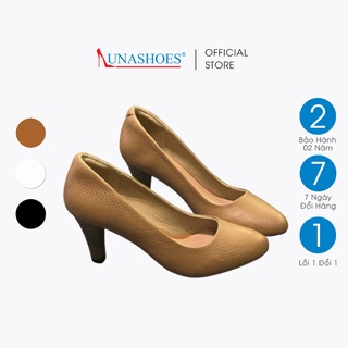 Giầy cao gót nữ 7p da bò êm chân LUNASHOES 9047 bảo hành 2 năm 1 đổi 1 giày trung niên cho mẹ ảnh thật chụp tại cửa hàng