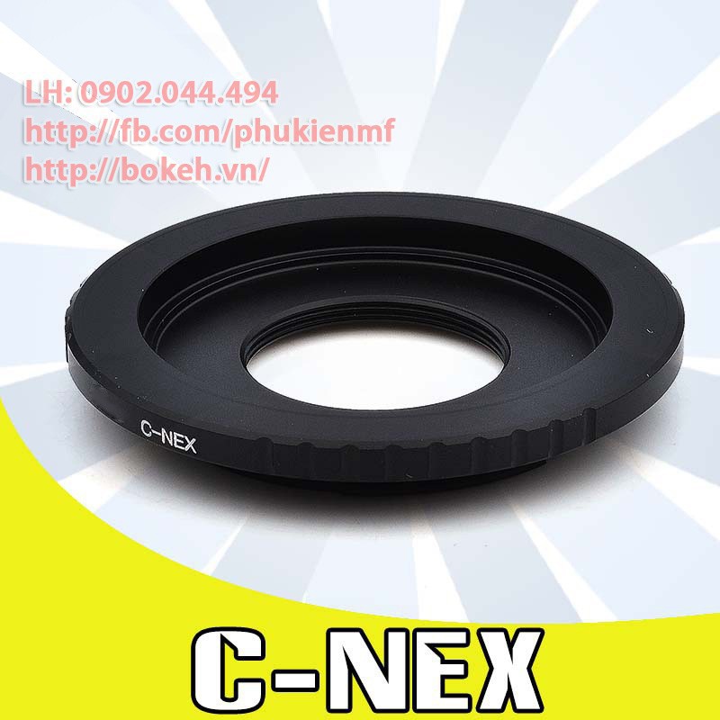 C-NEX Mount adapter chuyền ngàm cho lens Cine C mount sang body Sony E Mount ( C-Sony NEX )