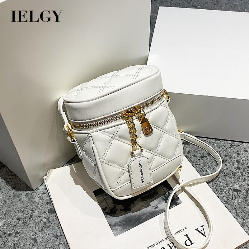 Túi Đeo Chéo Màu Đen Đính Kim Cương Giả Thời Trang Cho Nữ