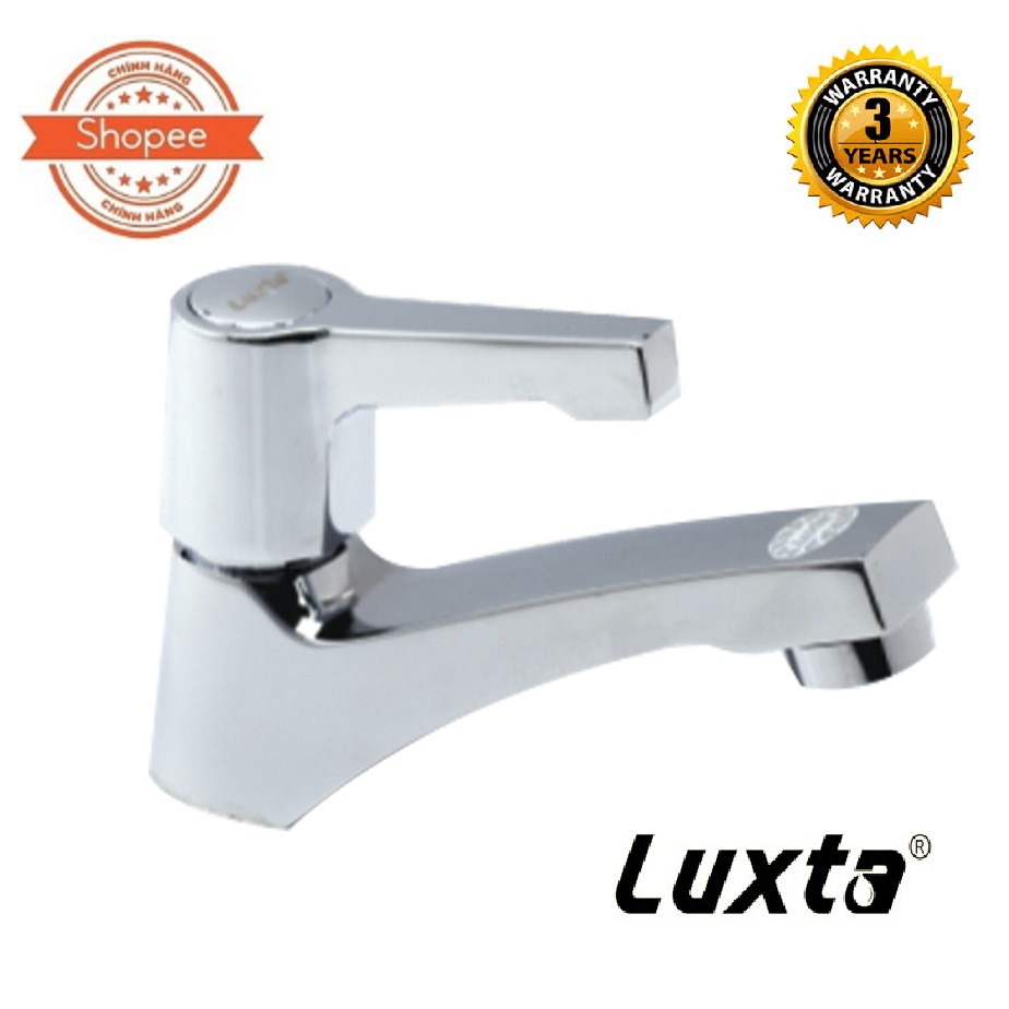 Vòi lavabo, vòi chậu rửa mặt Cao cấp gạt Luxta L1108T1, bảo hành 03 năm