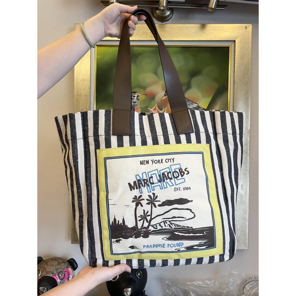 Túi Marc Jacobs canvas tote, chính hãng
