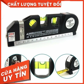 [XẢ KHO+FREE SHIP] Thước Nivo laser LV-10 cân mực laser đa năng cân bằng kèm thước kéo 2,5m