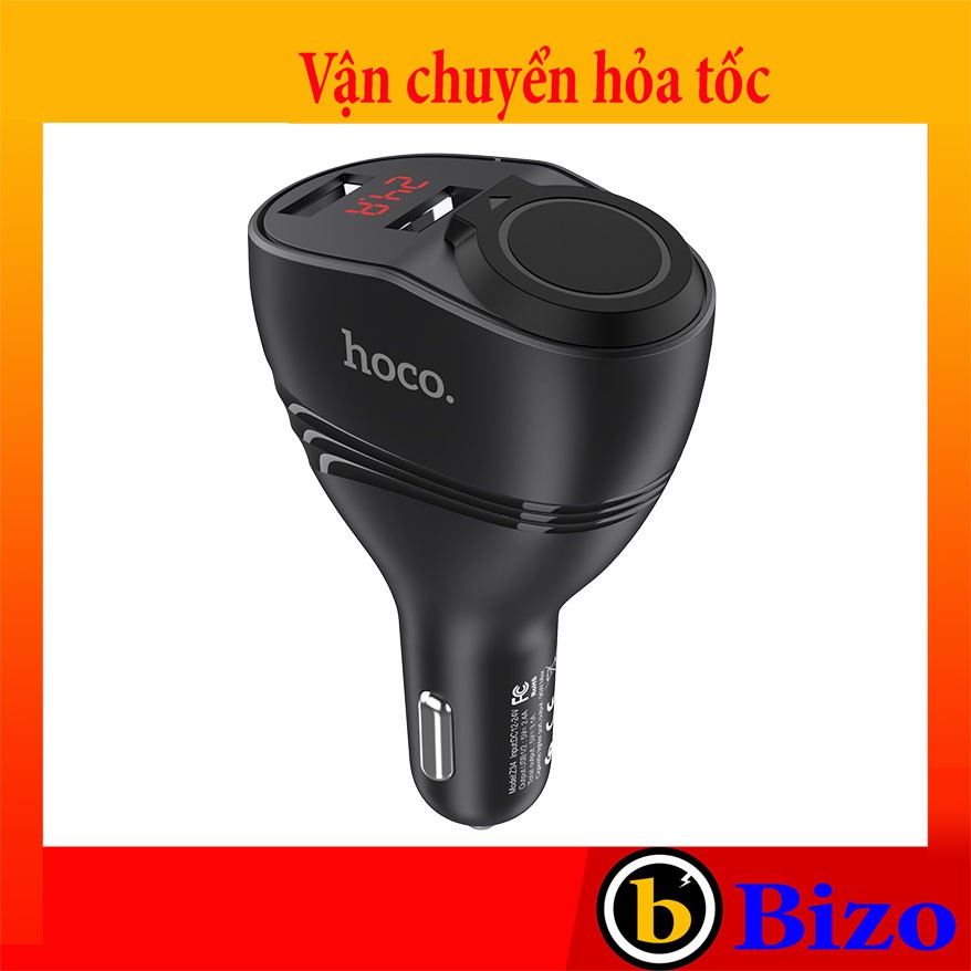 [hoco]  TẨU SẠC XE HƠI HOCO Z34 / 2 CỔNG 3.1A