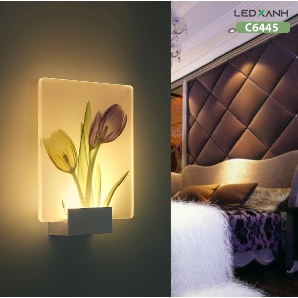ĐÈN TƯỜNG LED TRANH MICA HIỆN ĐẠI