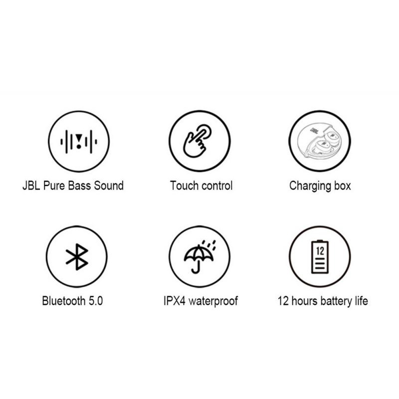 Tai nghe không dây bluetooth jbl c330 tws bluetooth 5.0 two-ear talk with microphone pro6