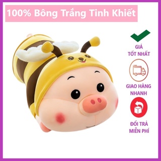 Gấu bông lợn biến hình cosplay ong, gối ôm thú bông đồ chơi quà tặng cho bé dễ thương