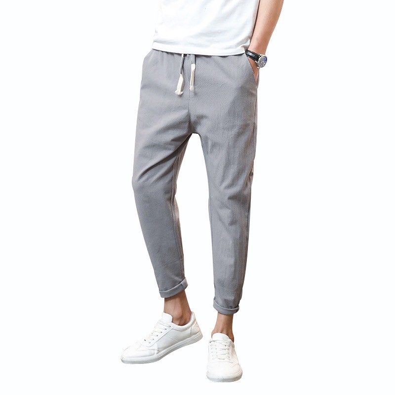 Quần kaki basic pant phong cách sắn gấu thời trang unisex