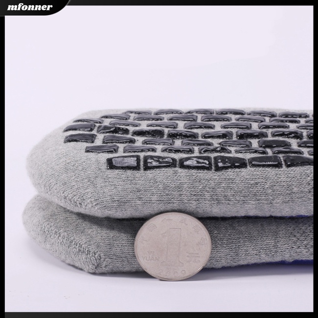 Vớ Thể Thao Cotton Len Dày Dặn Cổ Cao Đến Đầu Gối Chống Trượt Cho Nam