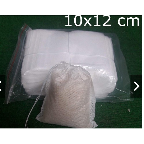 100 chiếc túi lọc trà kích thước 10 x 12 cm