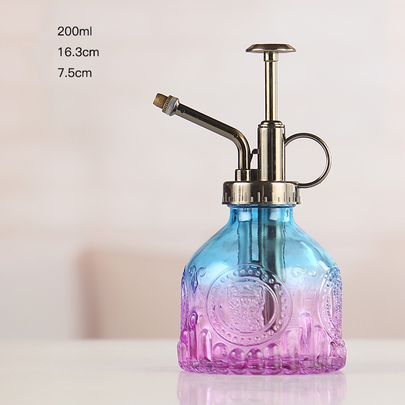 Bình tưới cây cảnh mini bằng thủy tinh có vòi xịt