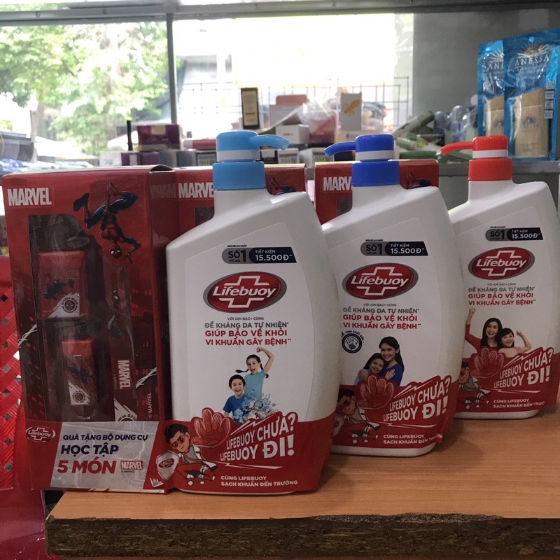 Sữa tắm Lifebuoy bảo vệ vượt trội 10 chai 800g