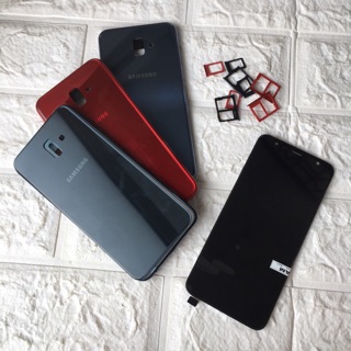 Combo Bộ Vỏ + Màn Hình Samsung J6 Plus Zin Hàng Cao Cấp Tặng Kèm Khay Sim