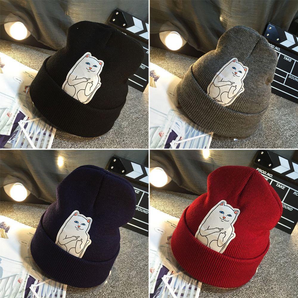 Mũ Beanie Dệt Kim Phong Cách Hip Hop Thời Trang Cho Nam Và Nữ