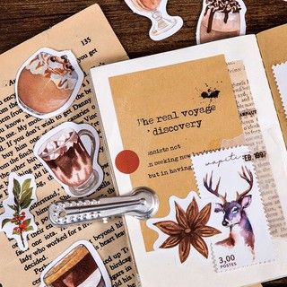 Nhãn dán/Sticker hộp - Corner Cafê