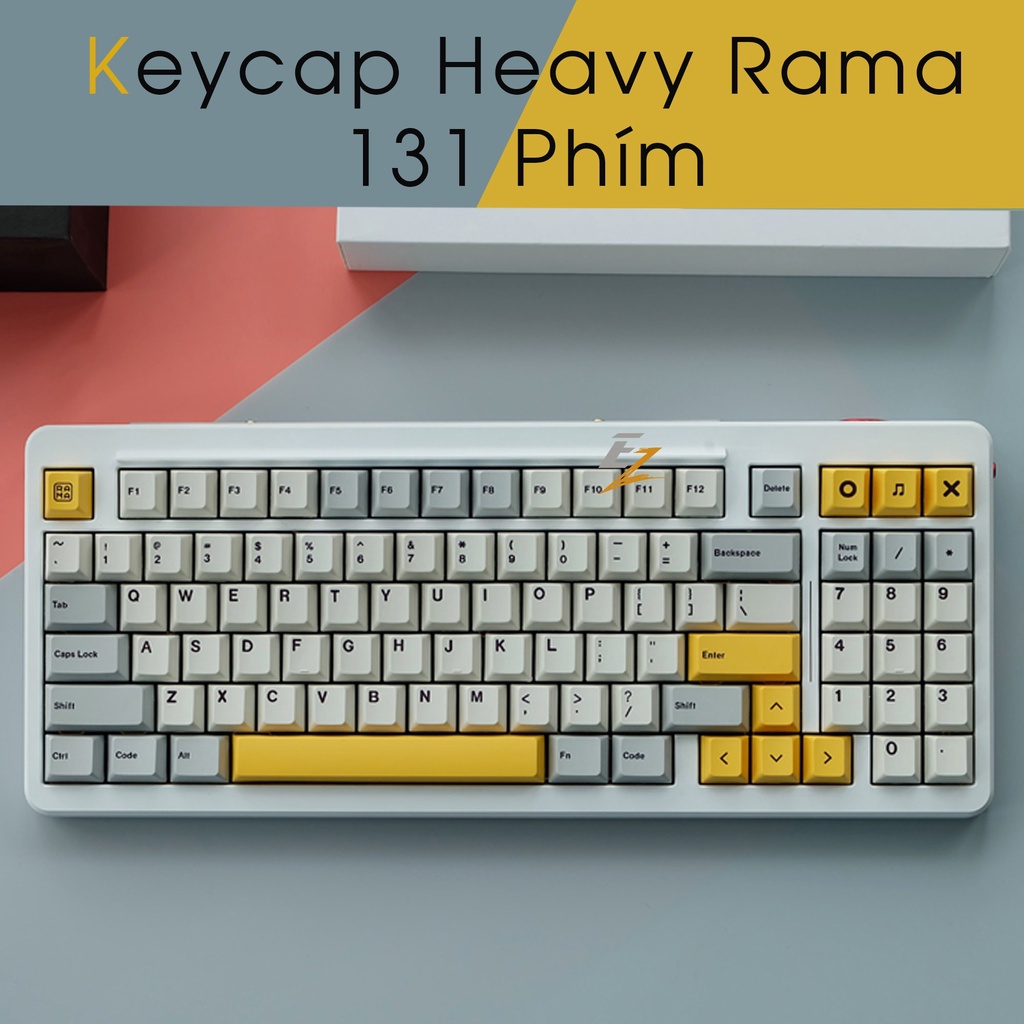 Keycap Heavy Rama Thick PBT Cherry Profile 131 Phím