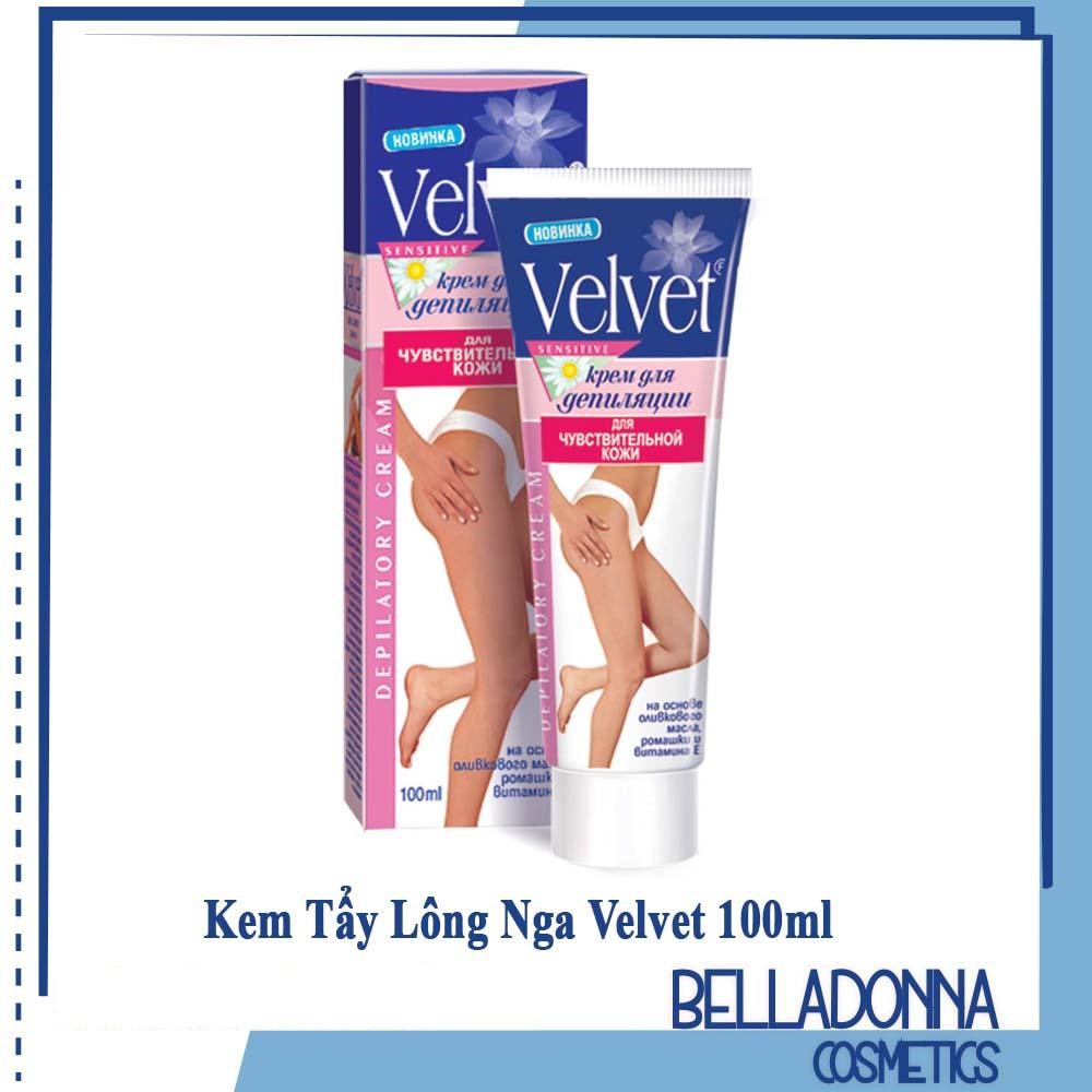 Kem Tẩy Lông Chiết Xuất Hoa Cúc Velvet Sensitive 100ml Nga