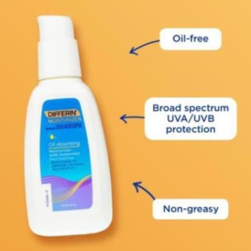 Kem dưỡng ẩm chống nắng Differin Oil Control Moisturizer spf30