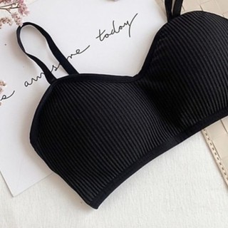 Ao Lót Bra, Áo Bra Ống Cotton Có Mút Đệm Co Giãn 2 Dây - Mã 9922