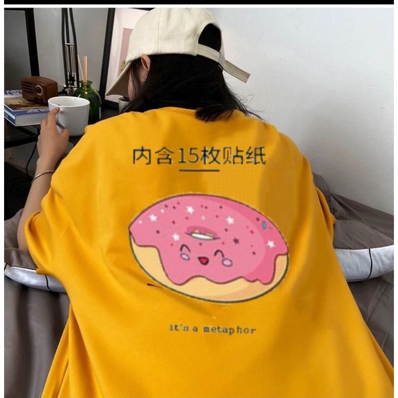 Áo phông rộng tay lỡ vàng bánh