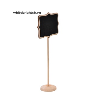 1pc  Mini Chalkboard Chalkboard Rectangular Angled Wedding Table Number Sign#
