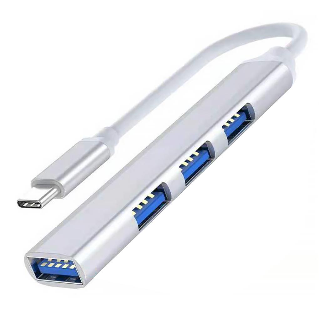 Bộ Chia Cổng USB 3 0 5Gbps 4 Trong 1 Có Đèn LED Cho Máy Tính