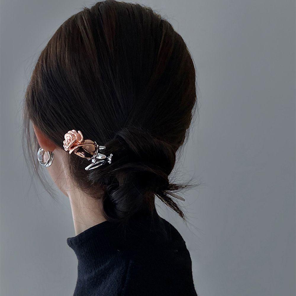 BACK2LIFE Trâm Cài Tóc Hình Hoa Hồng Phong Cách Nhật Bản Cổ Điển Cho Nữ
