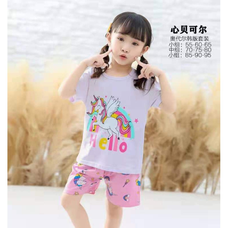 🌺23-33kg🌺 Bộ cotton Quảng Châu xuất hàn cực xinh, đủ size nhí - trung - đại. CHỌN MÀU. BẢNG MÀU BÉ GÁI SỐ 4