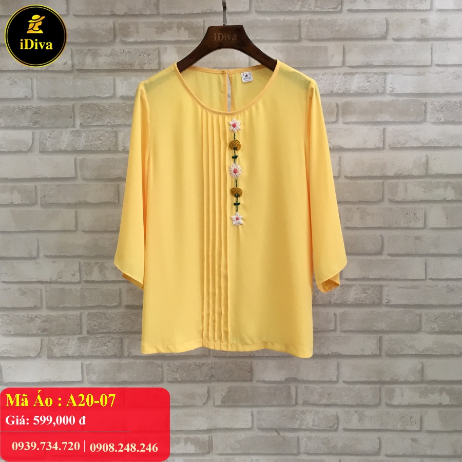 Áo Trung Niên Cao Cấp iDiva A20-07