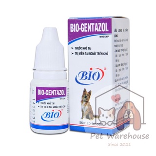 Bio Gentazol - Nhỏ tai trị viêm tai ngoài trên chó